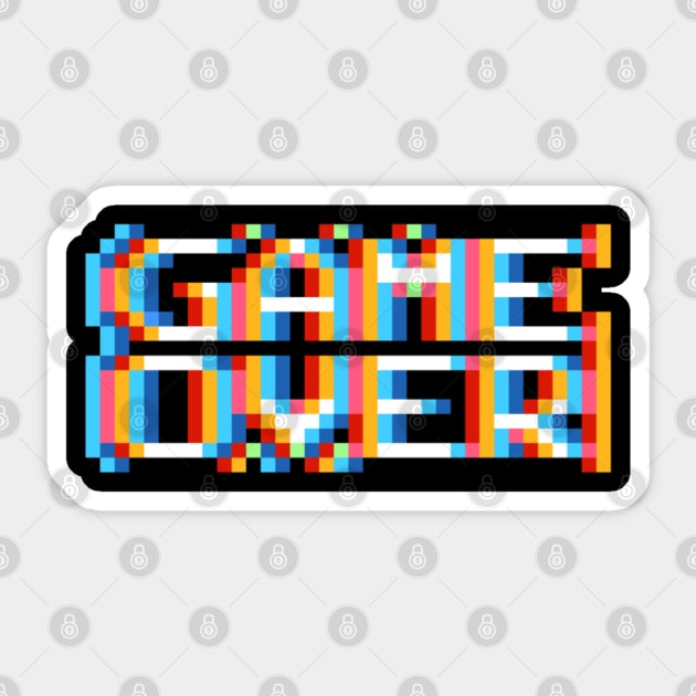 Game Over Sticker by Contentarama